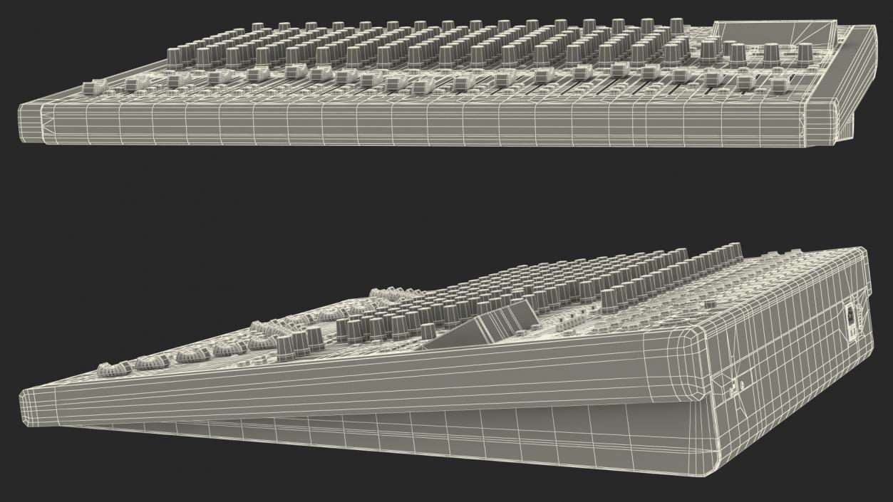 Analog Mixer Recorder On 3D model