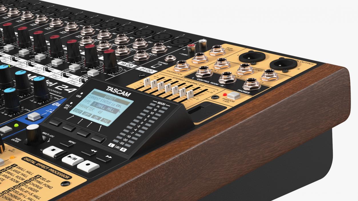 Analog Mixer Recorder On 3D model