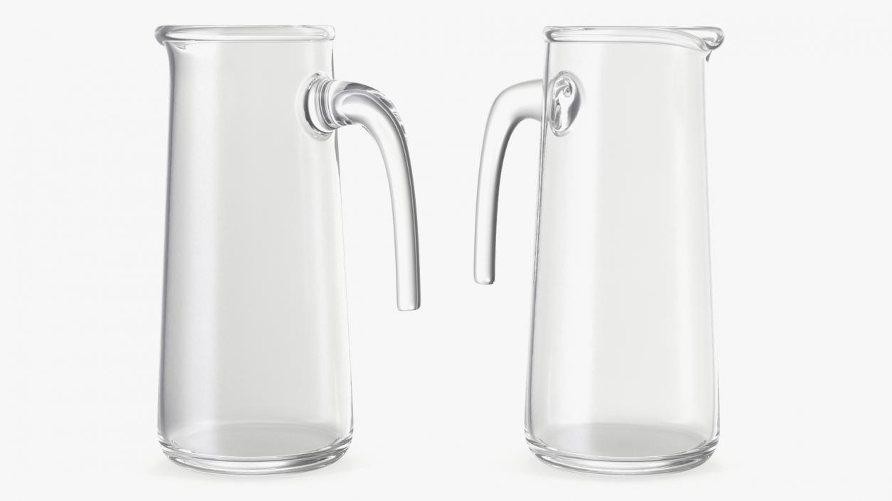 3D Glass Straight Jug model