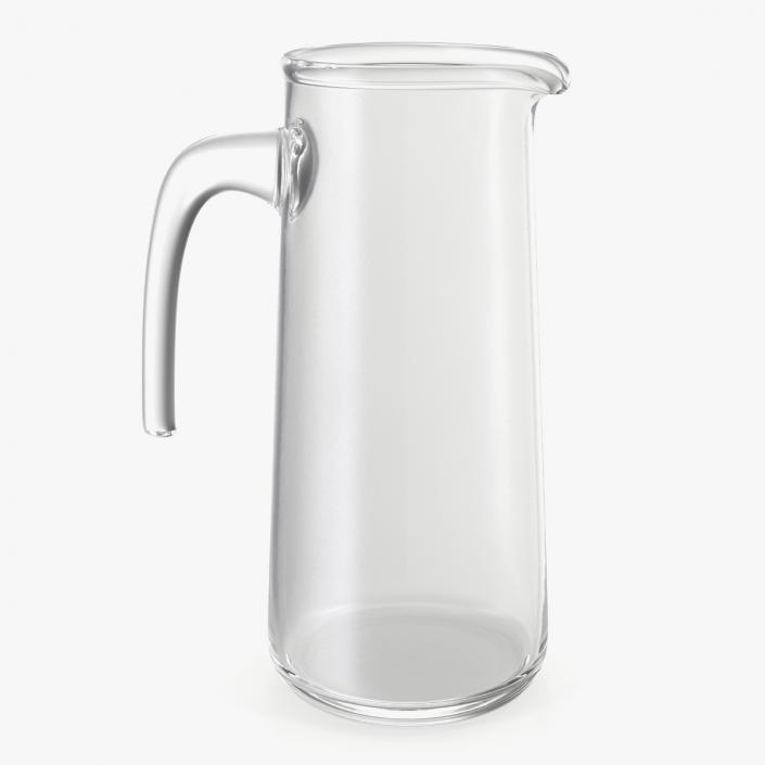 3D Glass Straight Jug model