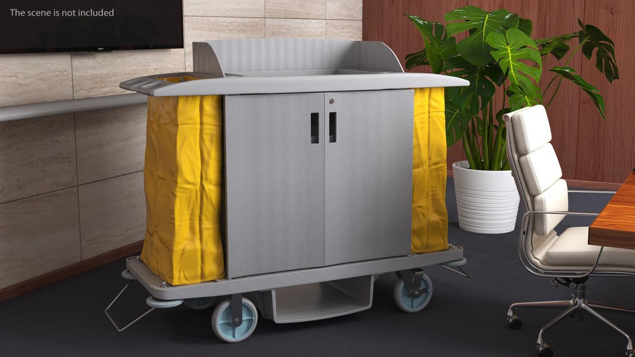 Housekeeping Carts Collection 3D model