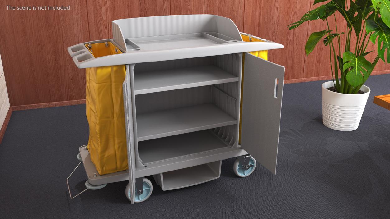 Housekeeping Carts Collection 3D model