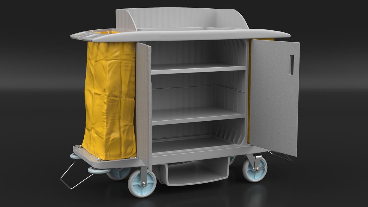 Housekeeping Carts Collection 3D model