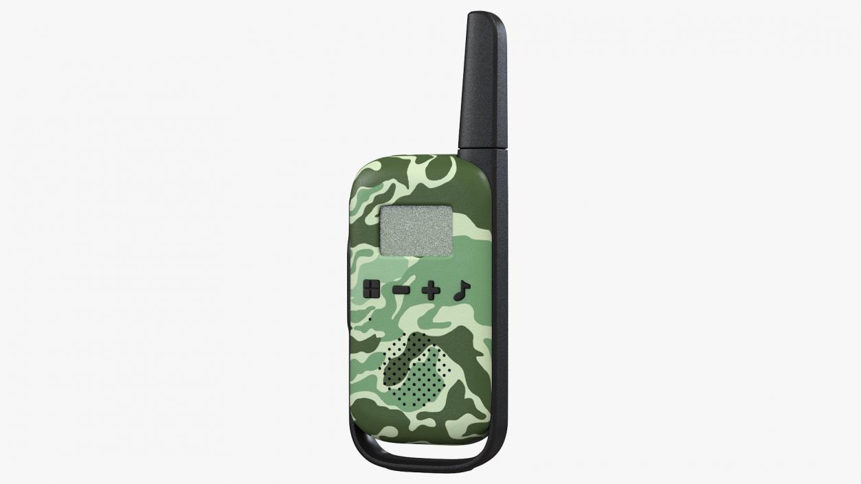 Walkie Talkie Portable Radio Camouflage 3D model