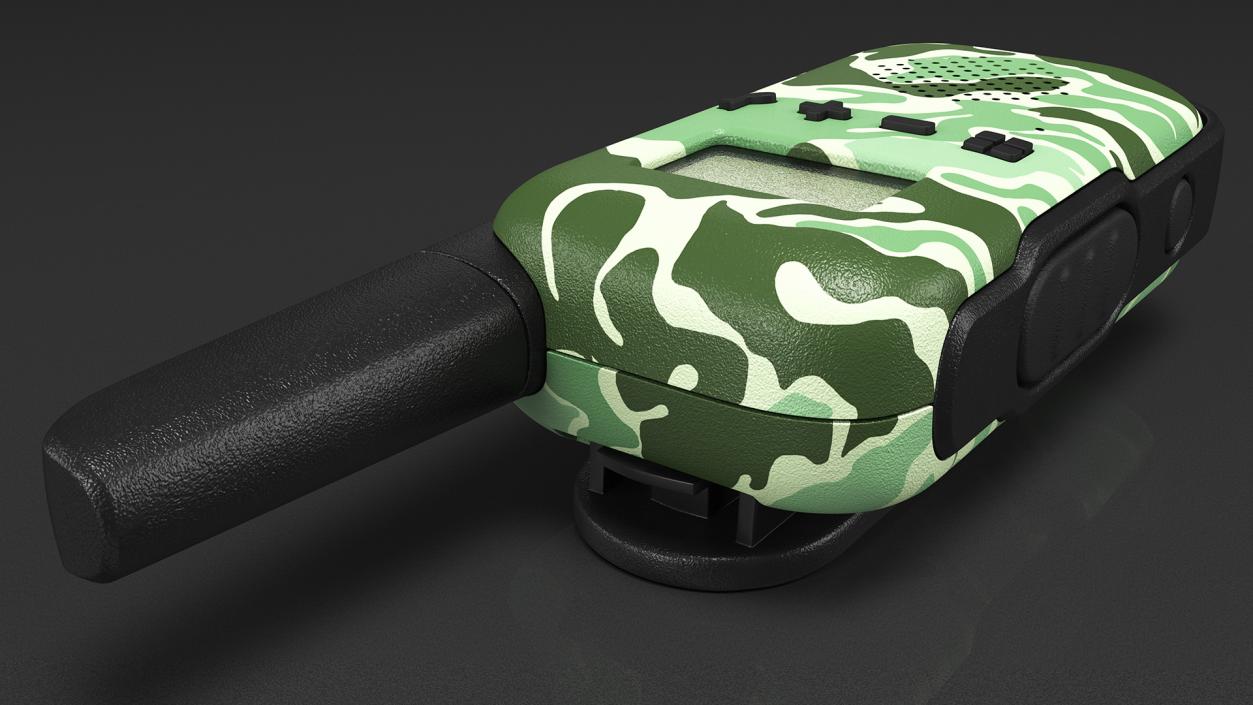 Walkie Talkie Portable Radio Camouflage 3D model