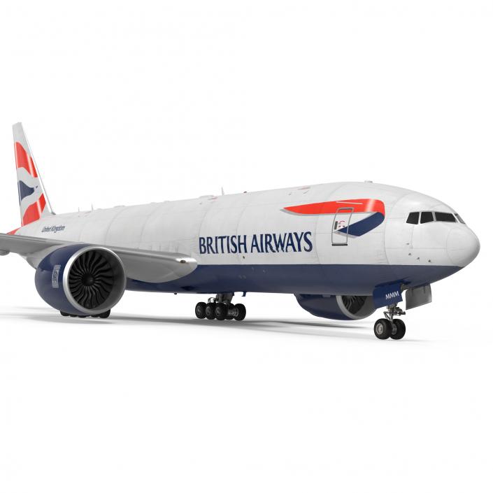 3D Boeing 777 Freighter British Airways