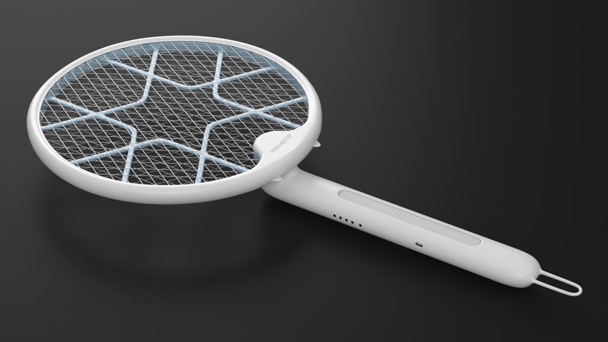 Mosqzap Foldable Bug Zapper Racket 3D model