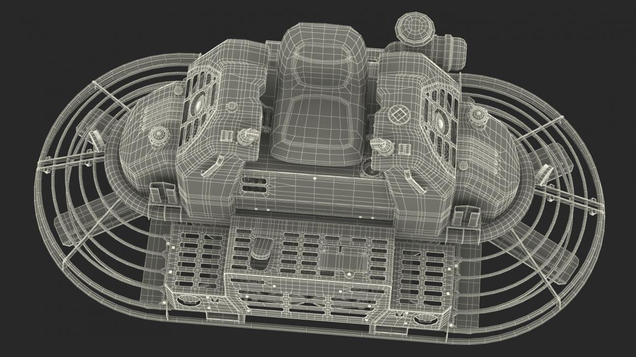 3D Grout Machine model