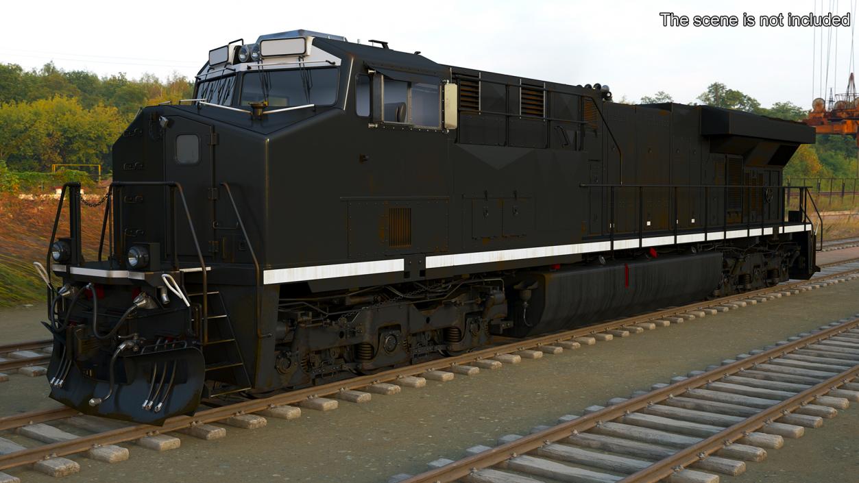 USA Diesel Locomotives 3D