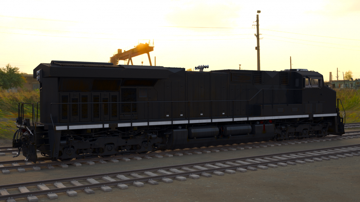 USA Diesel Locomotives 3D