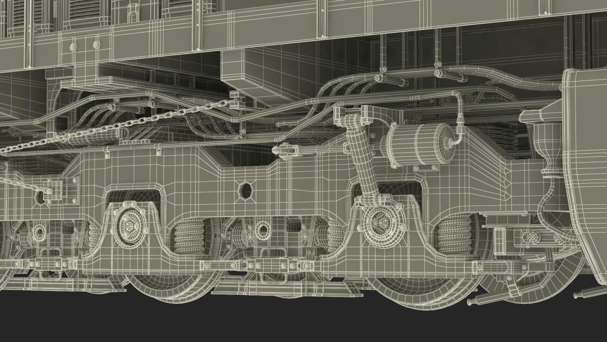 USA Diesel Locomotives 3D