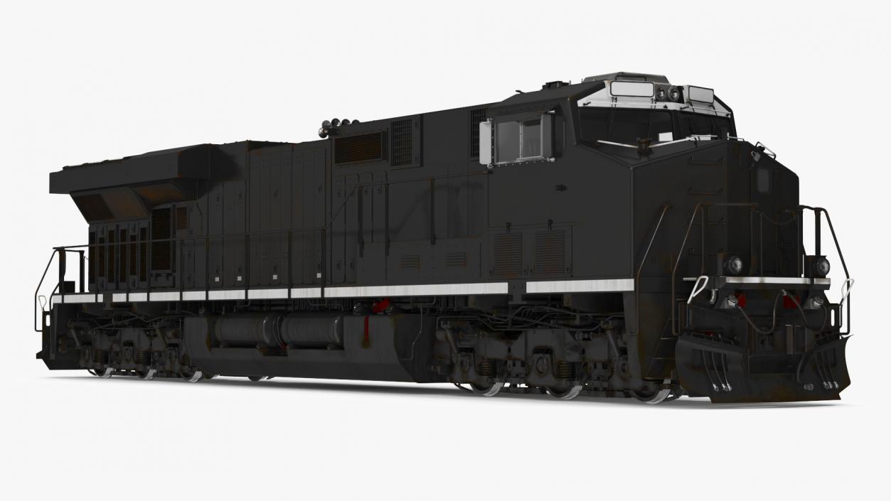 USA Diesel Locomotives 3D