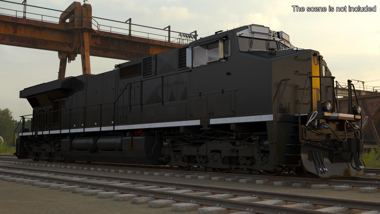 USA Diesel Locomotives 3D