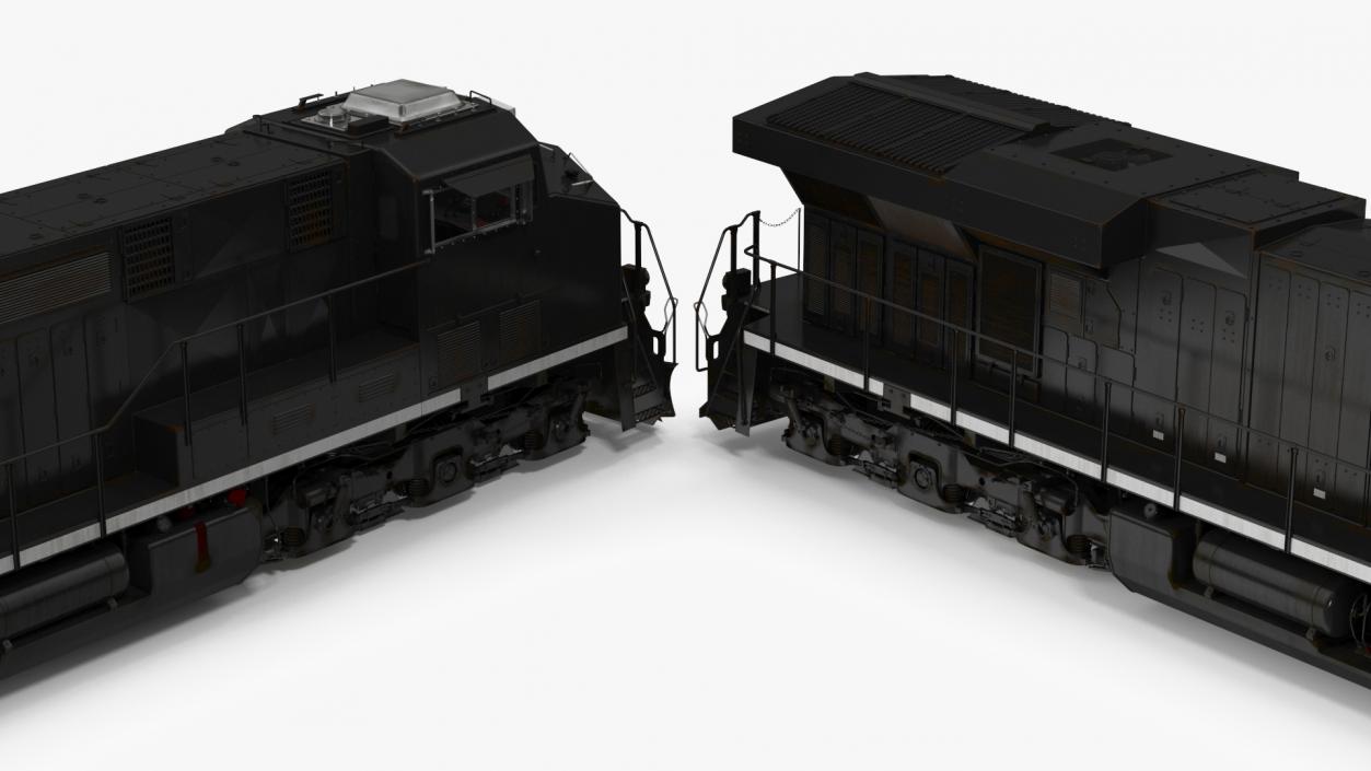 USA Diesel Locomotives 3D