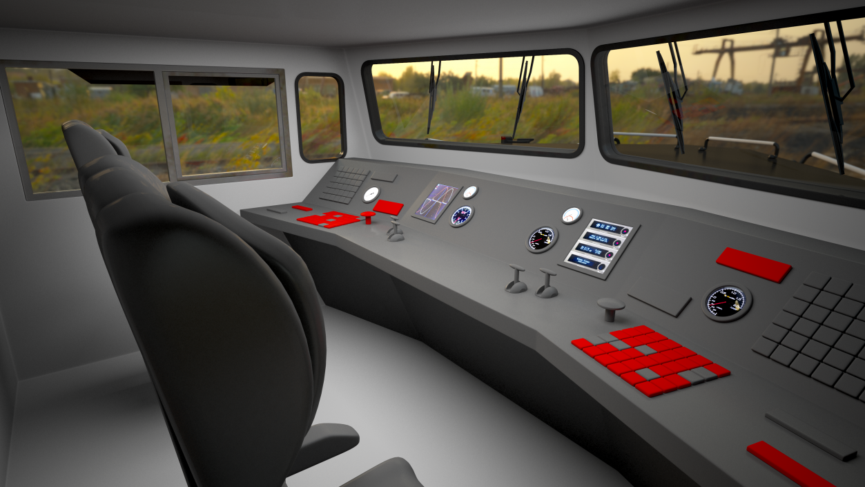 USA Diesel Locomotives 3D