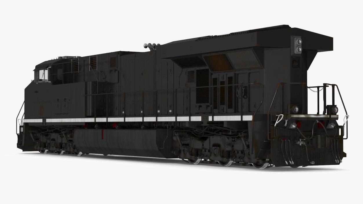 USA Diesel Locomotives 3D