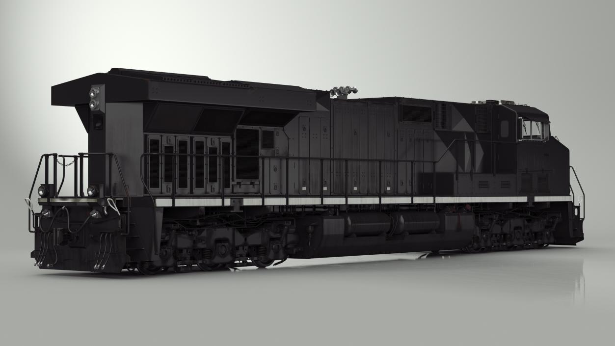 USA Diesel Locomotives 3D