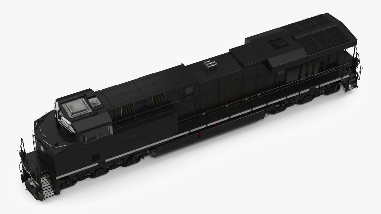 USA Diesel Locomotives 3D