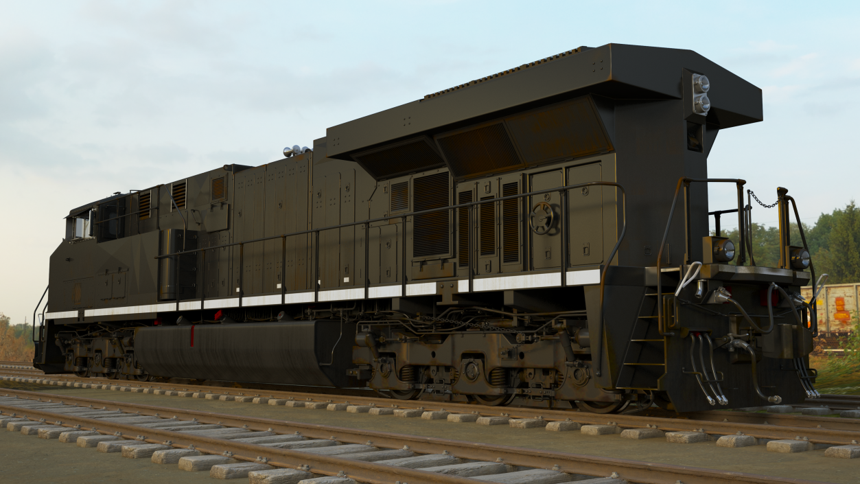 USA Diesel Locomotives 3D