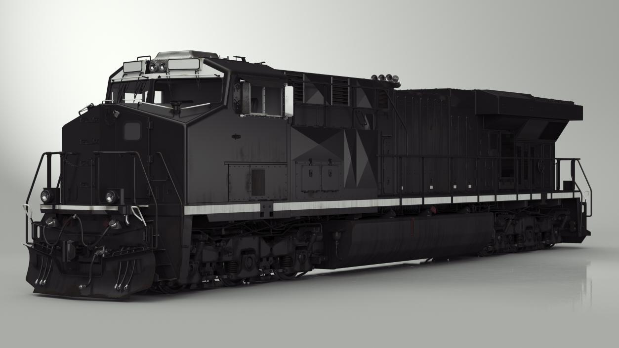 USA Diesel Locomotives 3D