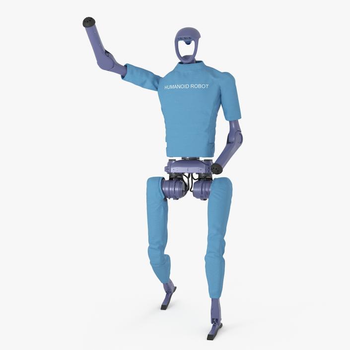 Autonomous Humanoid Robot Rigged 3D