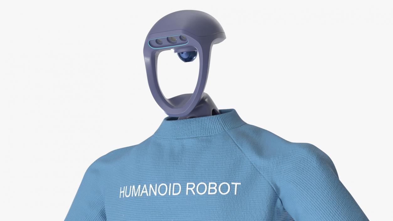 Autonomous Humanoid Robot Rigged 3D