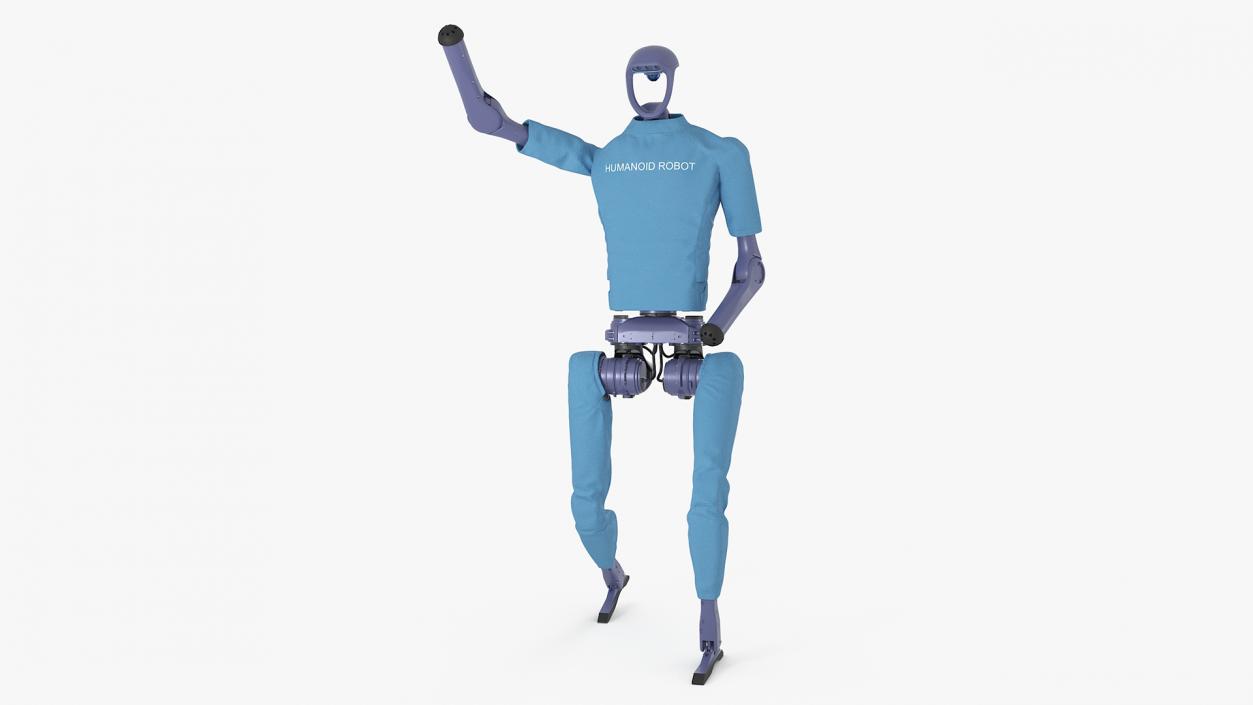 Autonomous Humanoid Robot Rigged 3D