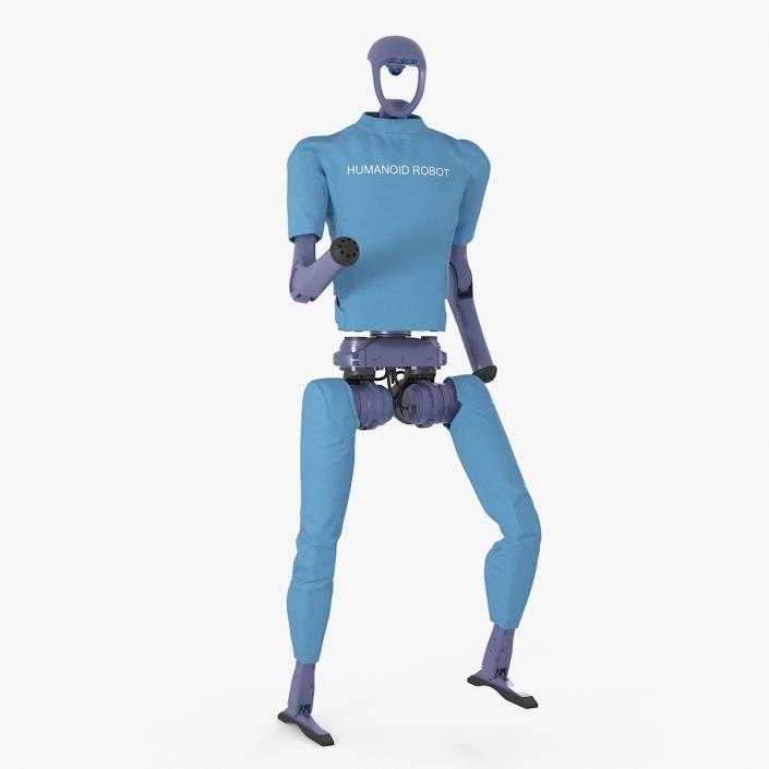 Autonomous Humanoid Robot Rigged 3D