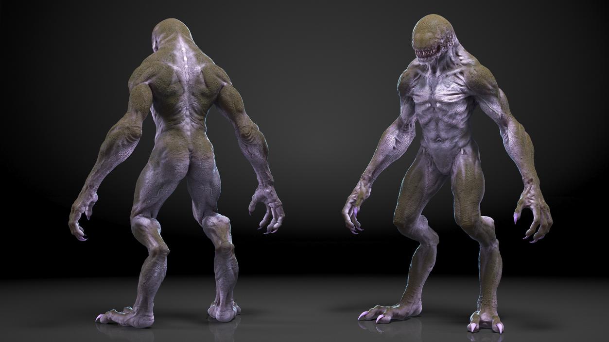 3D Monster Beast model