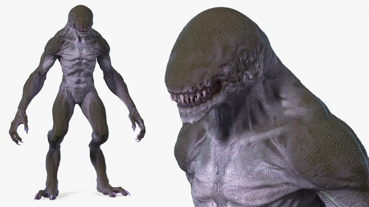 3D Monster Beast model