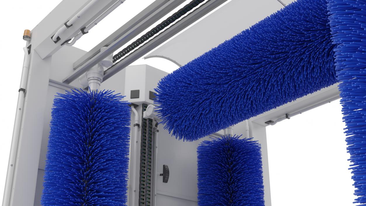 3D Automatic Bus Wash model