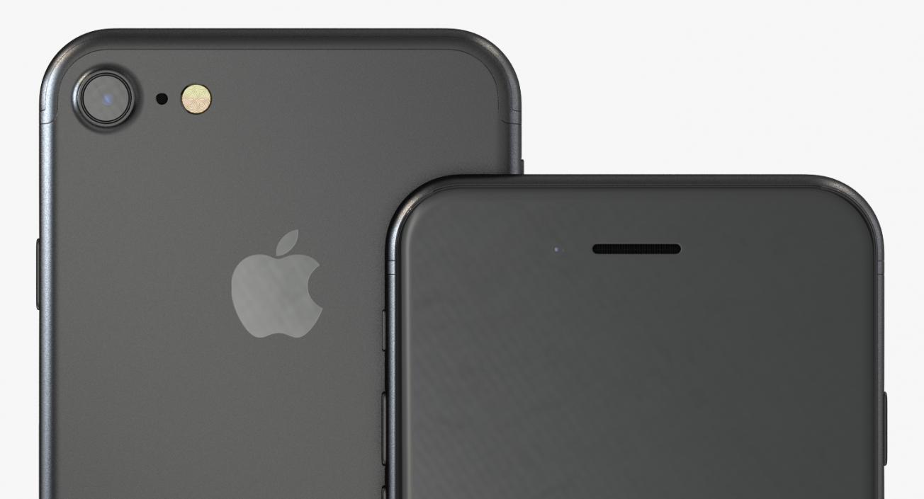 IPhone 7 Black 3D model