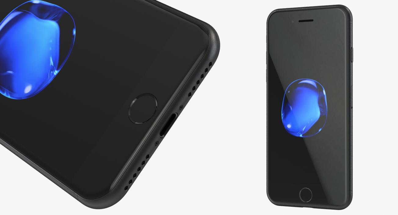 IPhone 7 Black 3D model