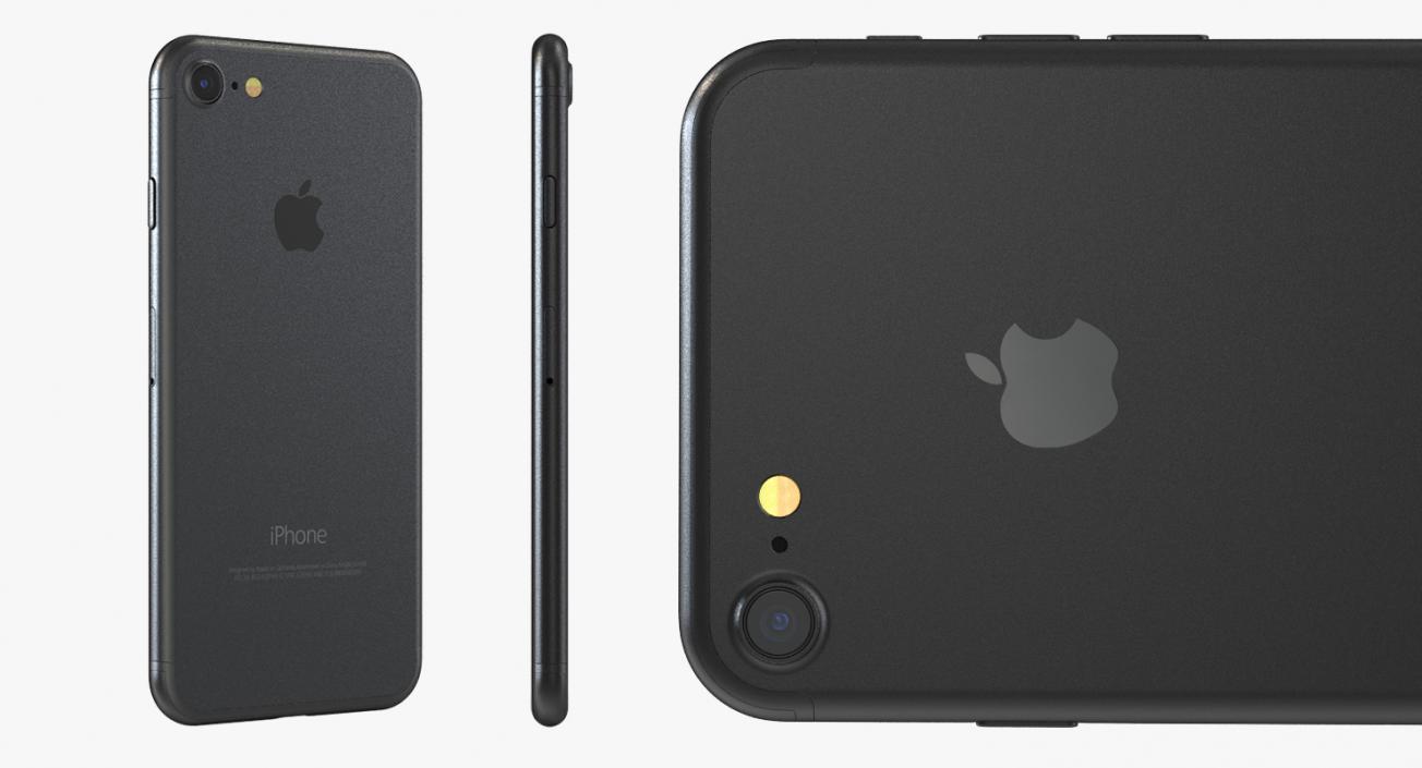 IPhone 7 Black 3D model