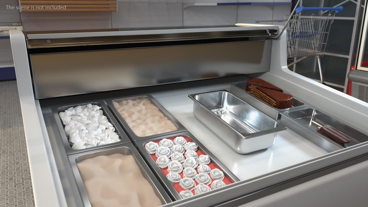 3D model Empty Ice Cream Tray