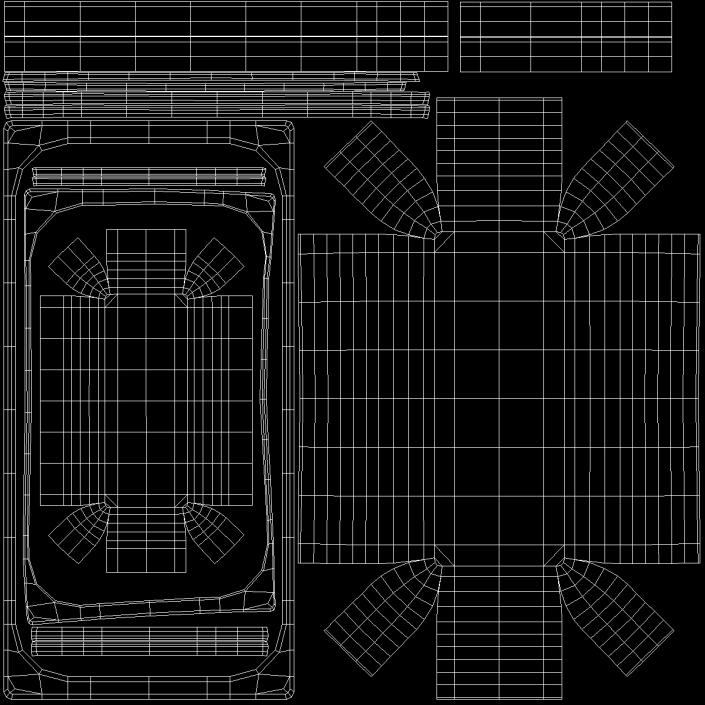 3D model Empty Ice Cream Tray