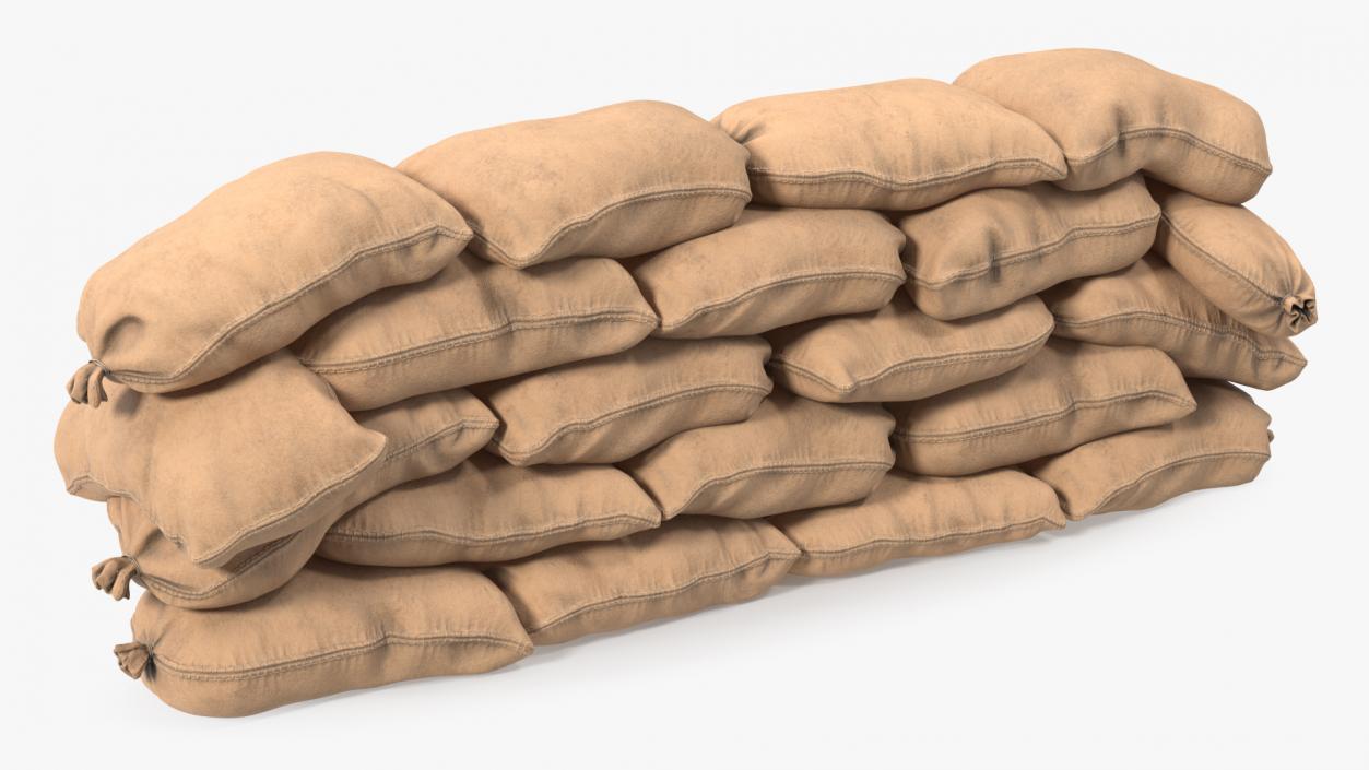 Sandbag Wall 3D