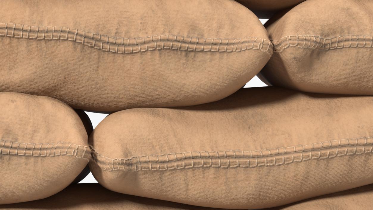 Sandbag Wall 3D