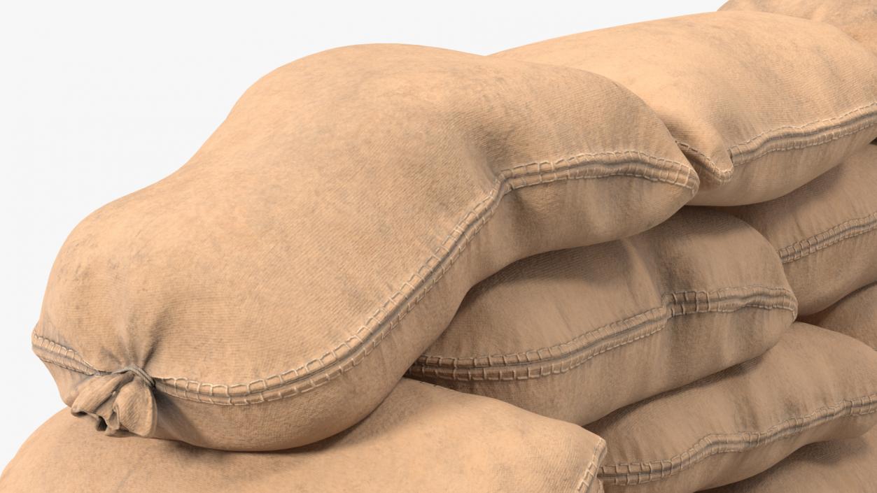 Sandbag Wall 3D