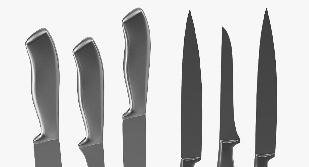 Kitchen Knives Collection 2 3D