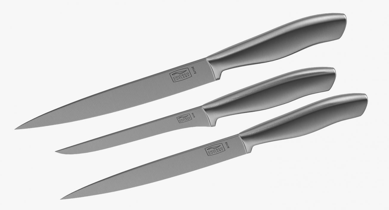 Kitchen Knives Collection 2 3D