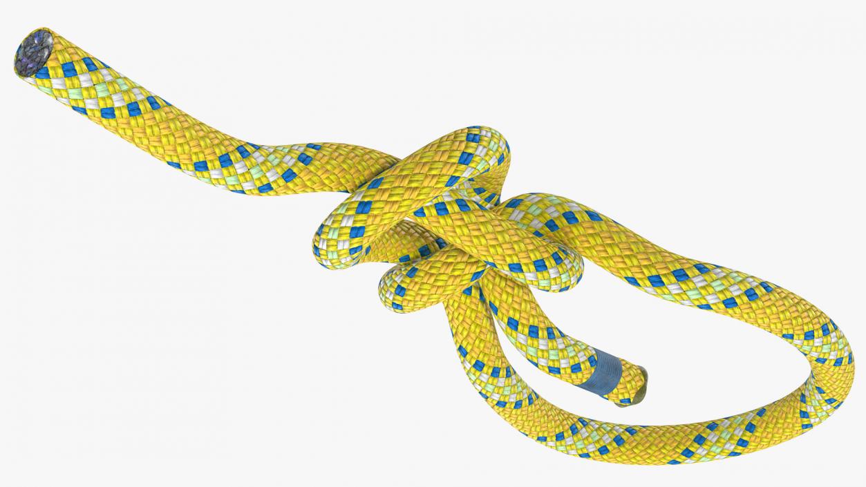 Bowline Rope Knot 3D