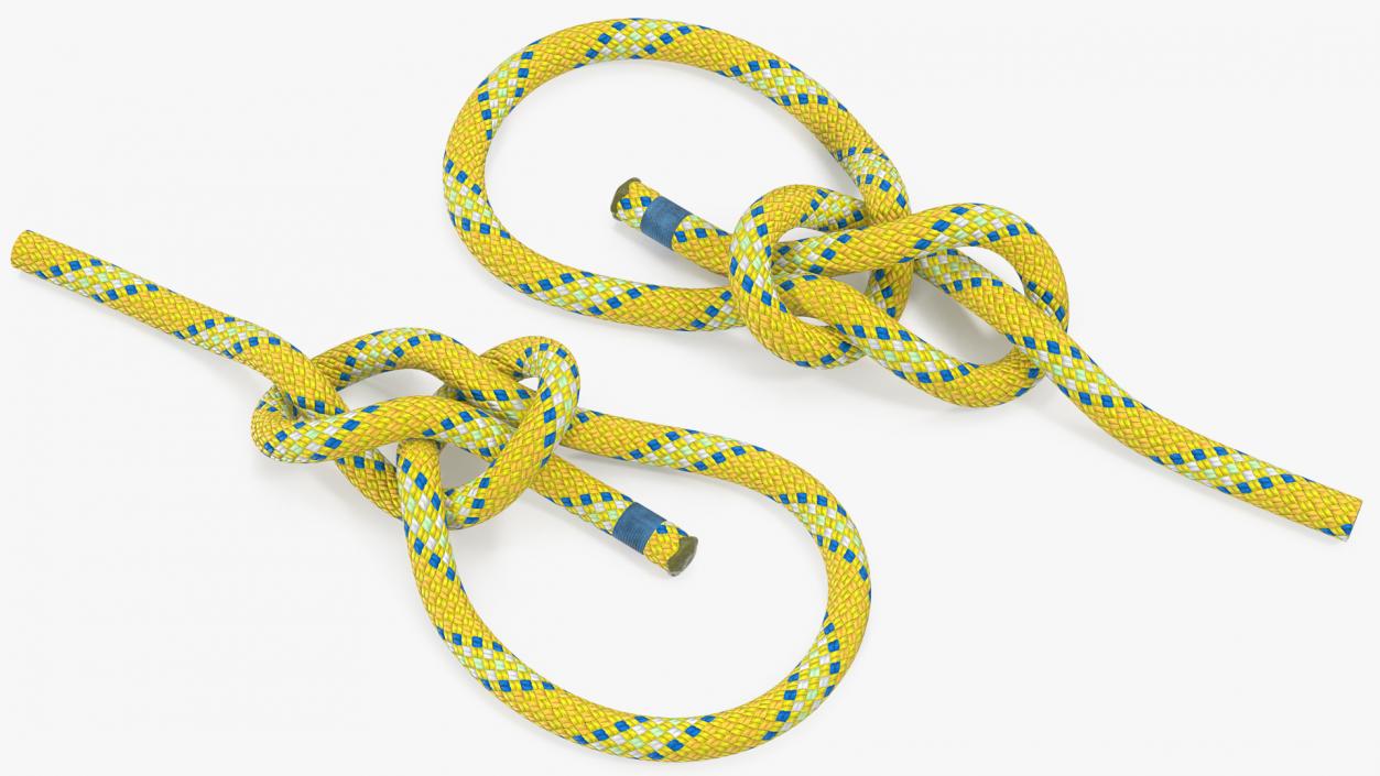 Bowline Rope Knot 3D