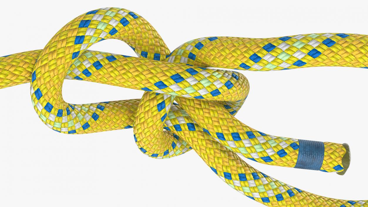 Bowline Rope Knot 3D