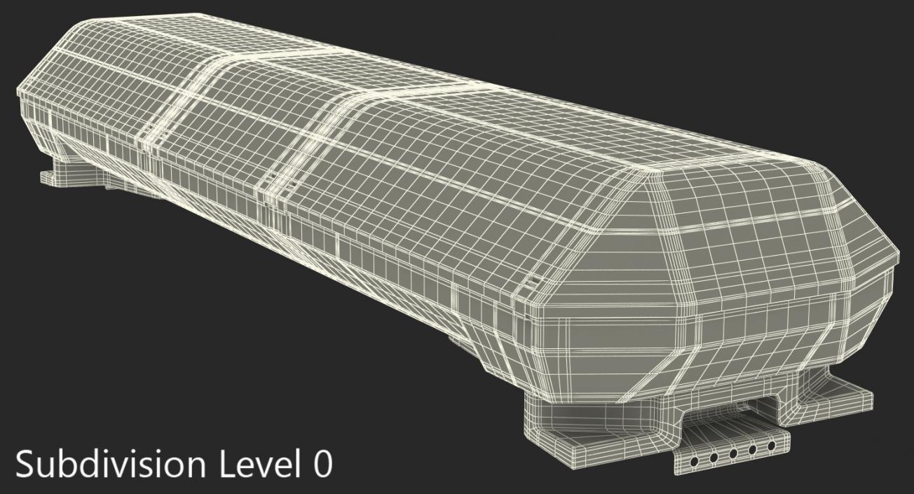 Police Lightning Bar Code 3 mx7000 3D model