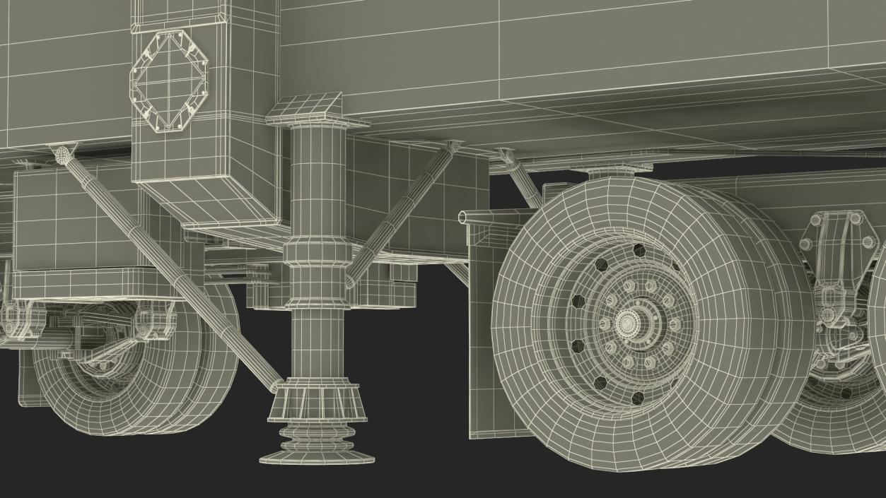 3D Minuteman Transporter Erector Loader Rigged model