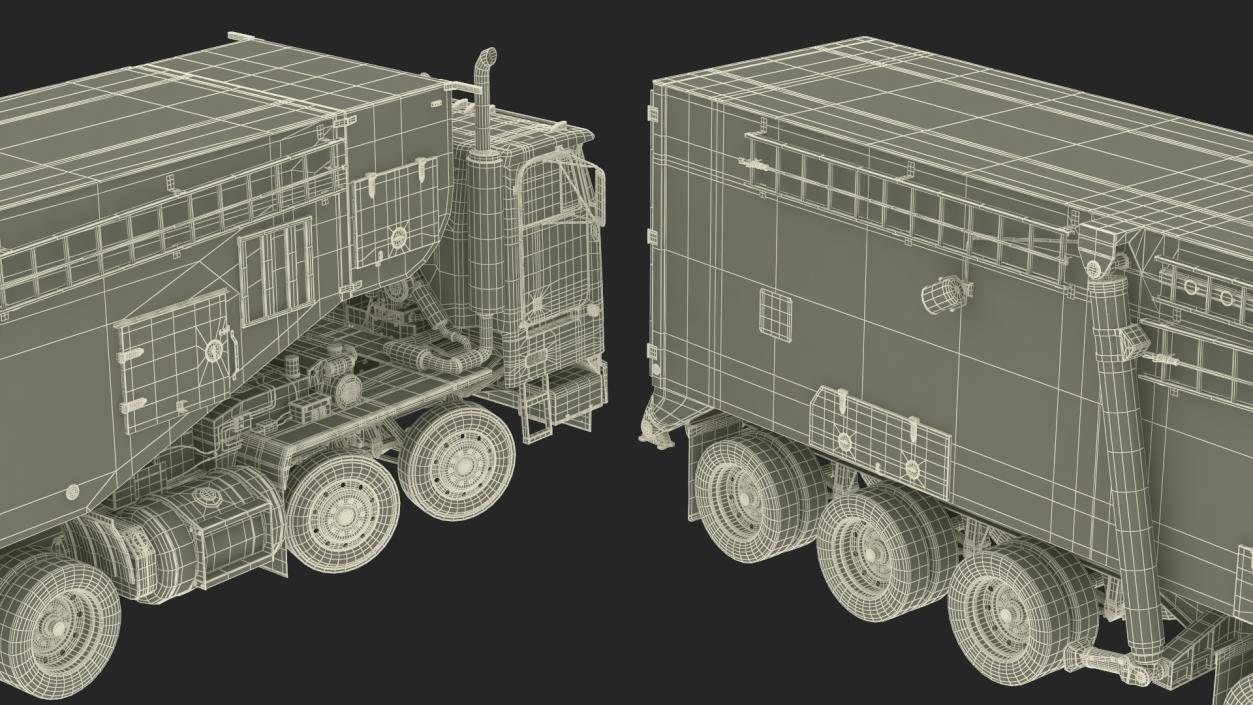 3D Minuteman Transporter Erector Loader Rigged model