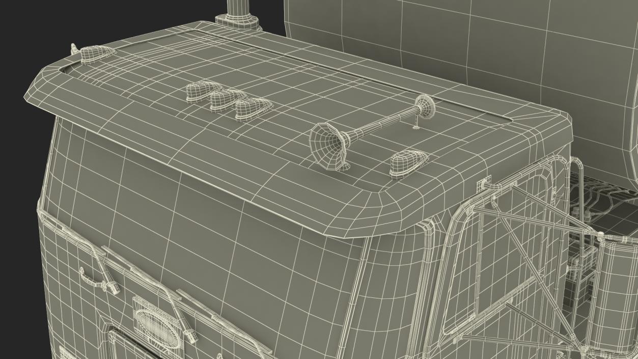 3D Minuteman Transporter Erector Loader Rigged model