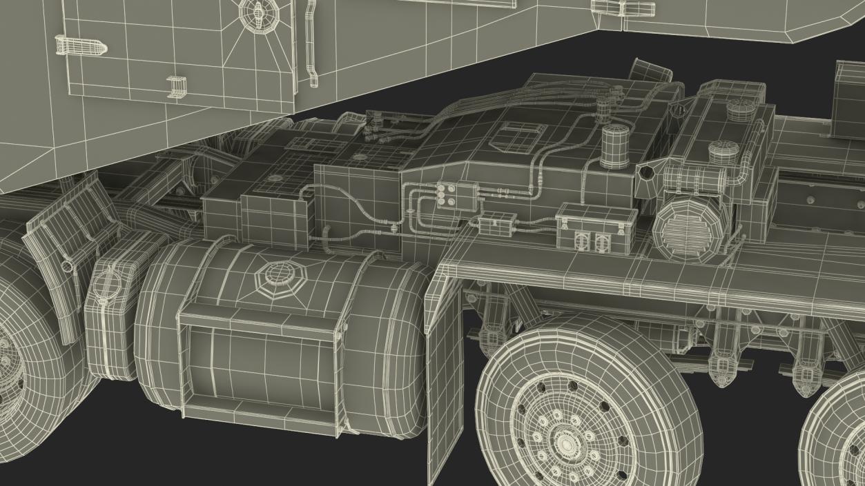 3D Minuteman Transporter Erector Loader Rigged model