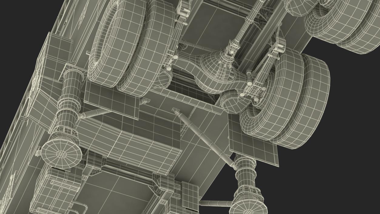 3D Minuteman Transporter Erector Loader Rigged model